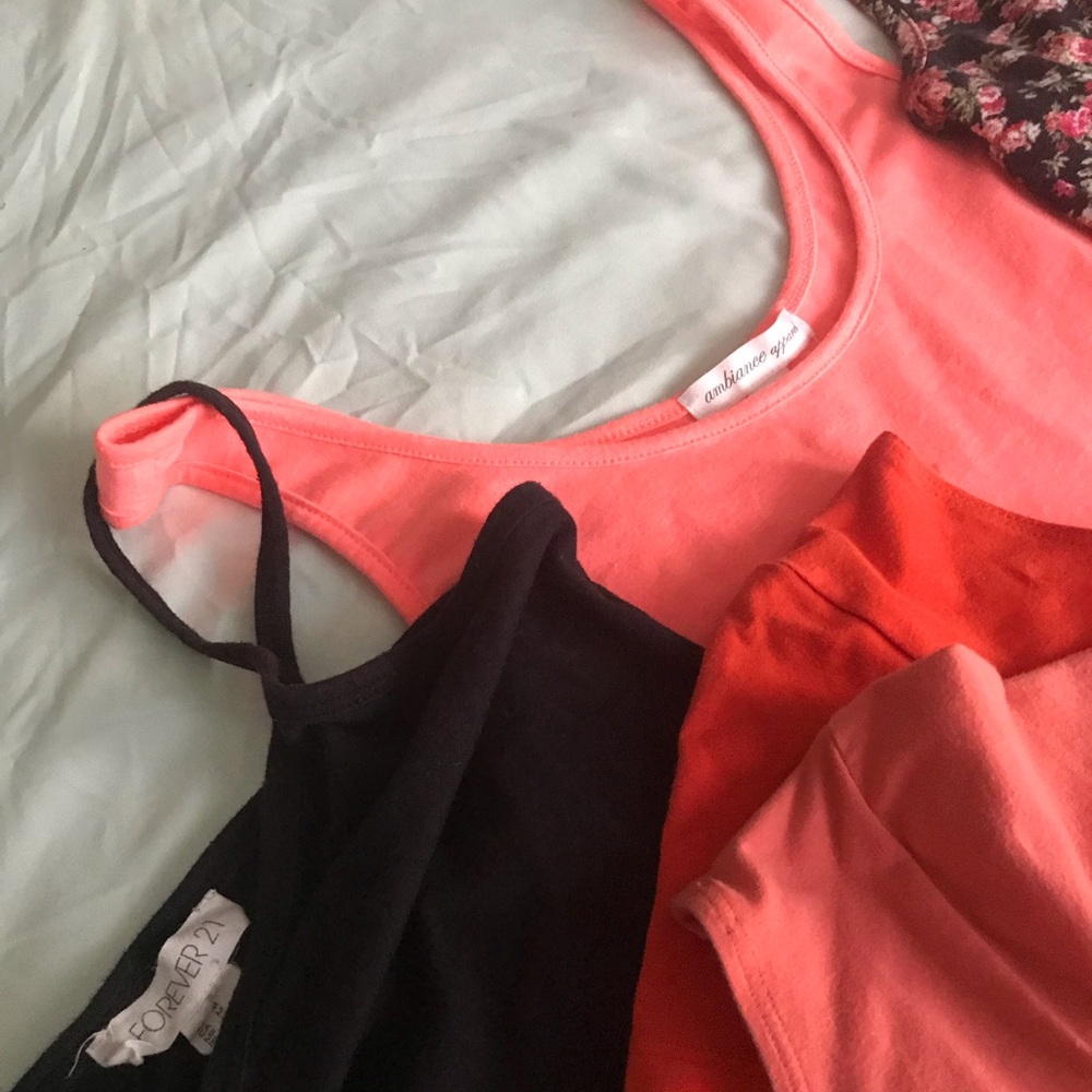 ❌🚫SOLD🚫❌American Apparel & F21 Crop Top Lot - Picture 4 of 5